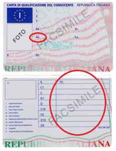 Scadenza cqc formato card