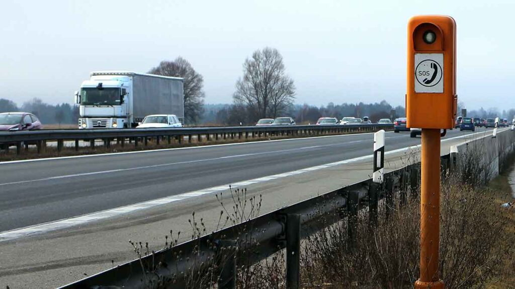 Sosta di emergenza autostrada